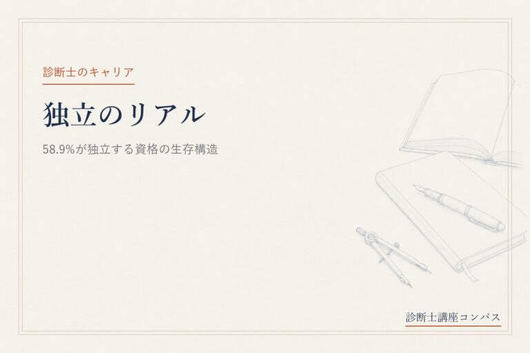 中小企業診断士の独立のリアル｜58.9%が独立する資格の生存構造