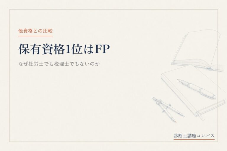 中小企業診断士の保有資格1位はFP20.5%｜なぜ社労士でも税理士でもないのか